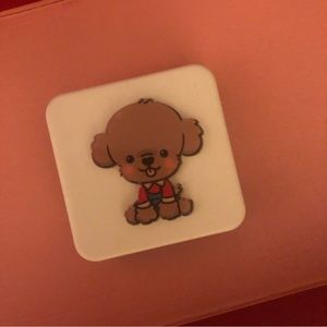 Cute dog contact lens case
